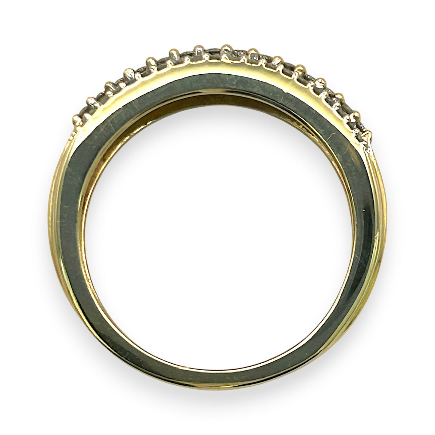 NZGD | 9ct Gold Aureline Pavé Ring Valuation $2,500