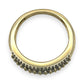 NZGD | 9ct Gold Aureline Pavé Ring Valuation $2,500