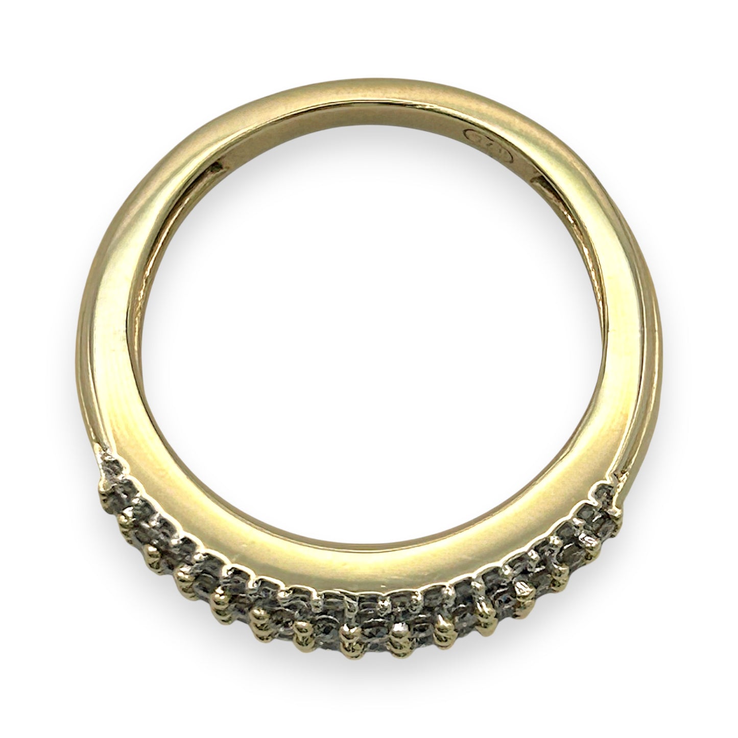 NZGD | 9ct Gold Aureline Pavé Ring Valuation $2,500
