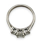 NZGD | 18ct White Gold The Lumière Trine Ring Valuation $12,500