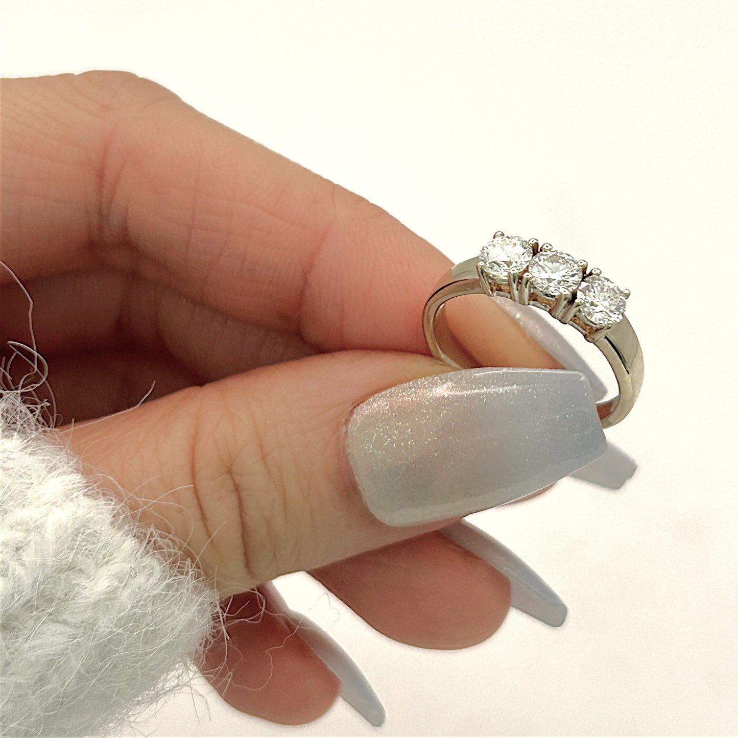NZGD | 18ct White Gold Imperial Éclat Trio Ring Valuation $7,600