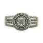 NZGD | 9ct White Gold Lumière Halo Circleing Valuation $2,100