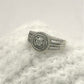 NZGD | 9ct White Gold Lumière Halo Circleing Valuation $2,100