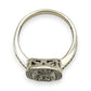 NZGD | 9ct White Gold Celestine Cluster Ring Valuation $2,500
