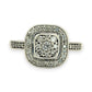 NZGD | 9ct White Gold Celestine Cluster Ring Valuation $2,500