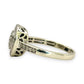 NZGD | 9ct White Gold Celestine Cluster Ring Valuation $2,500