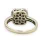 NZGD | 9ct White Gold Celestine Cluster Ring Valuation $2,500