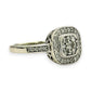 NZGD | 9ct White Gold Celestine Cluster Ring Valuation $2,500