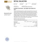 NZGD | 9ct White Gold Celestine Cluster Ring Valuation $2,500