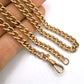 NZGD | 9ct Rose Gold Rosetta Vintage Curb Chain 50cm
