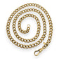 NZGD | 9ct Rose Gold Rosetta Vintage Curb Chain 50cm
