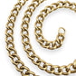 NZGD | 9ct Rose Gold Rosetta Vintage Curb Chain 50cm
