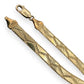 NZGD | 9ct Gold Serpentina Luxe Gold Snake Chain 42cm