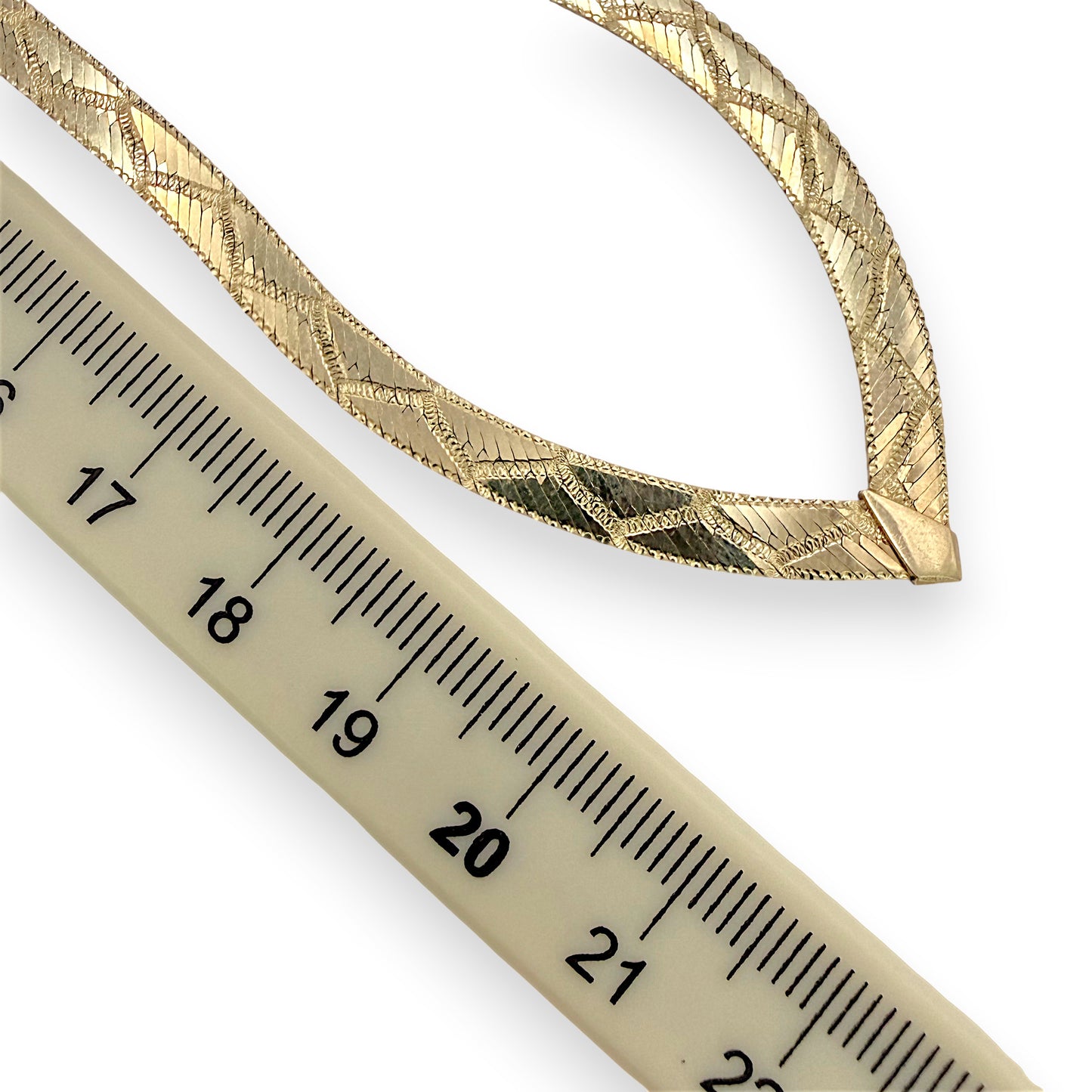 NZGD | 9ct Gold Serpentina Luxe Gold Snake Chain 42cm