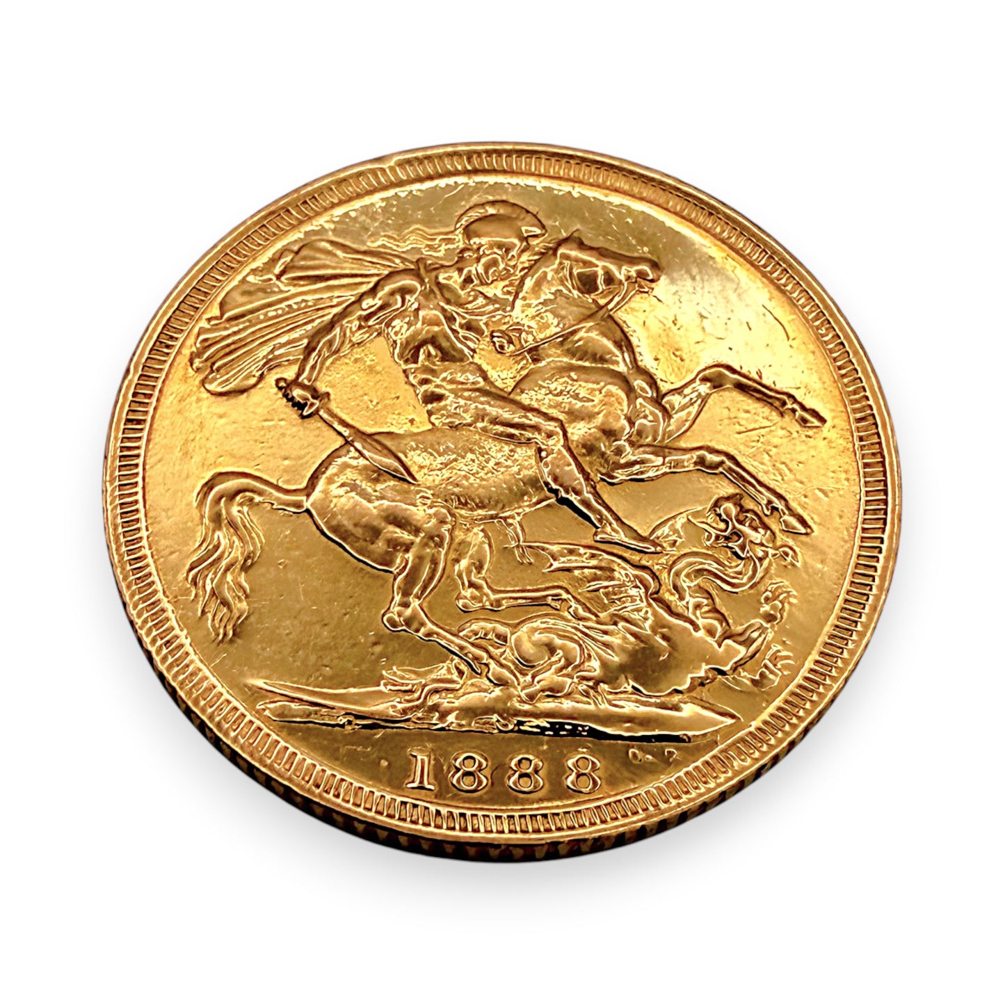 NZGD | 22ct Gold 1888 Queen Victoria Full Sovereign Coin