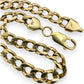 NZGD | 10ct Gold MICHAEL HILL Auric Sovereign Curb Bracelet 23.5cm