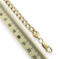 NZGD | 10ct Gold MICHAEL HILL Auric Sovereign Curb Bracelet 23.5cm