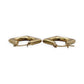 NZGD | 18ct Gold Modern Edge Hoop Earrings 23.7mm