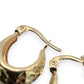 BRAND NEW | 18ct Gold Diamond‑Cut Glow Hoop Earrings 16.7mm