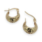 BRAND NEW | 18ct Gold Diamond‑Cut Glow Hoop Earrings 16.7mm