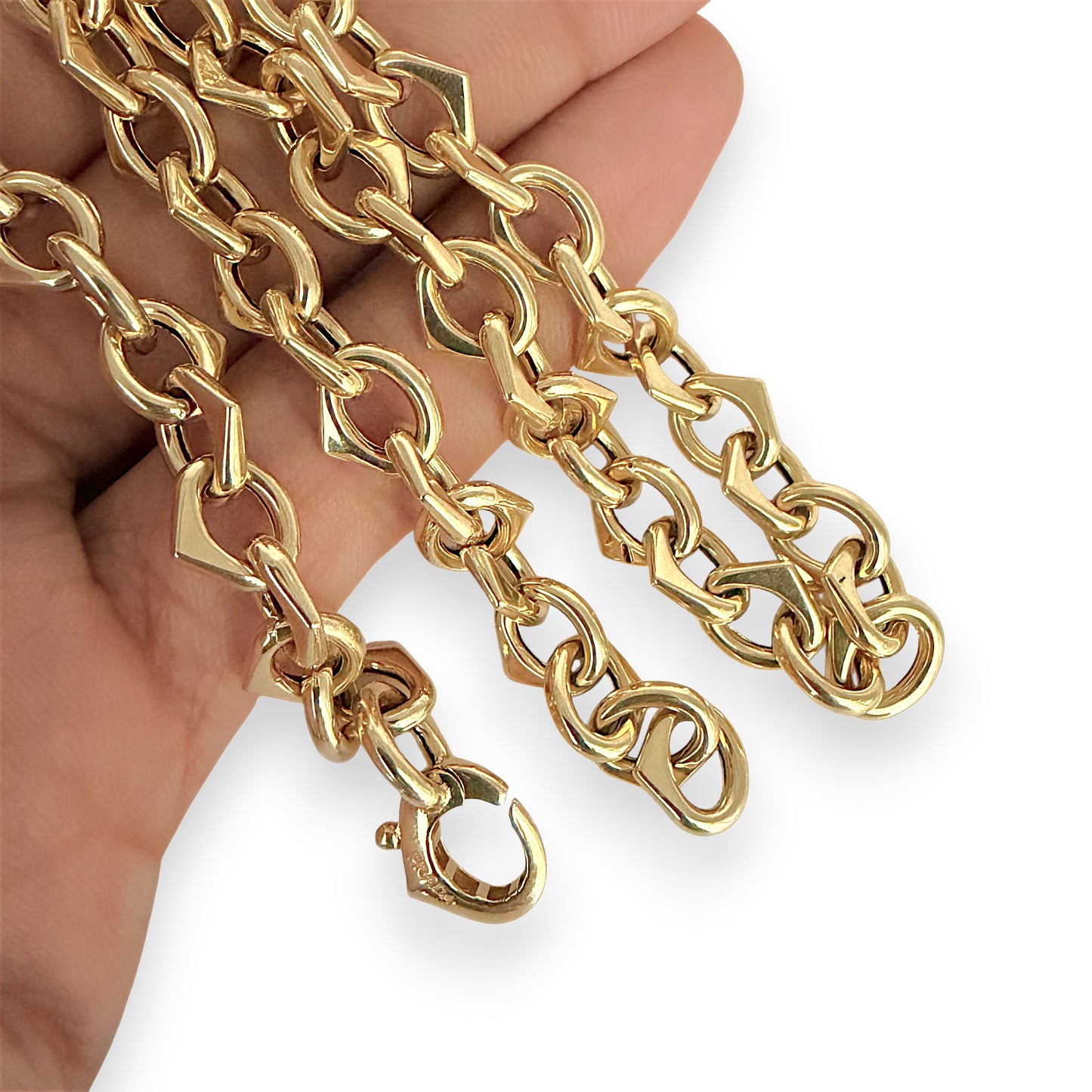 NZGD | 18ct Gold  Radiant  Link Chain 43 cm