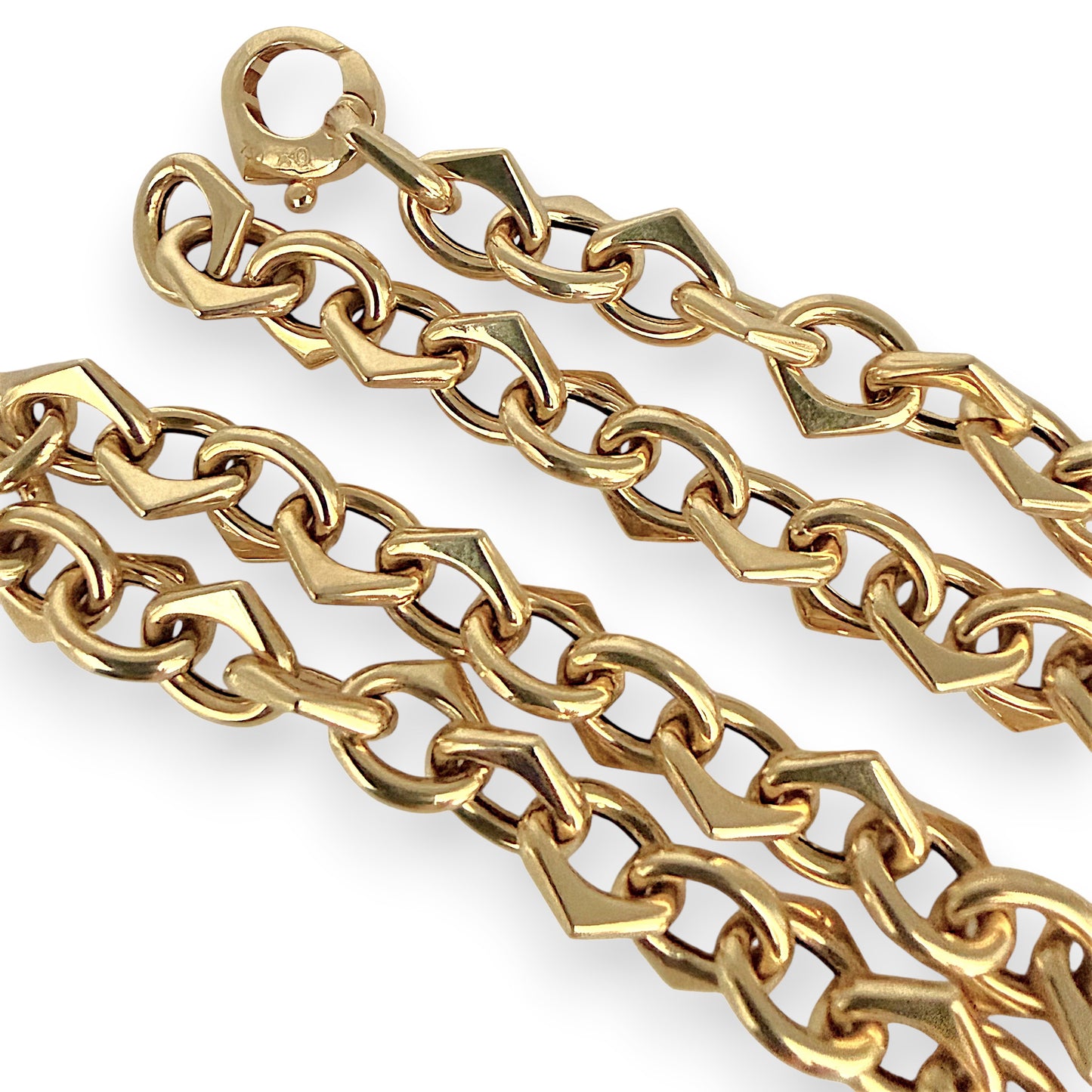 NZGD | 18ct Gold  Radiant  Link Chain 43 cm