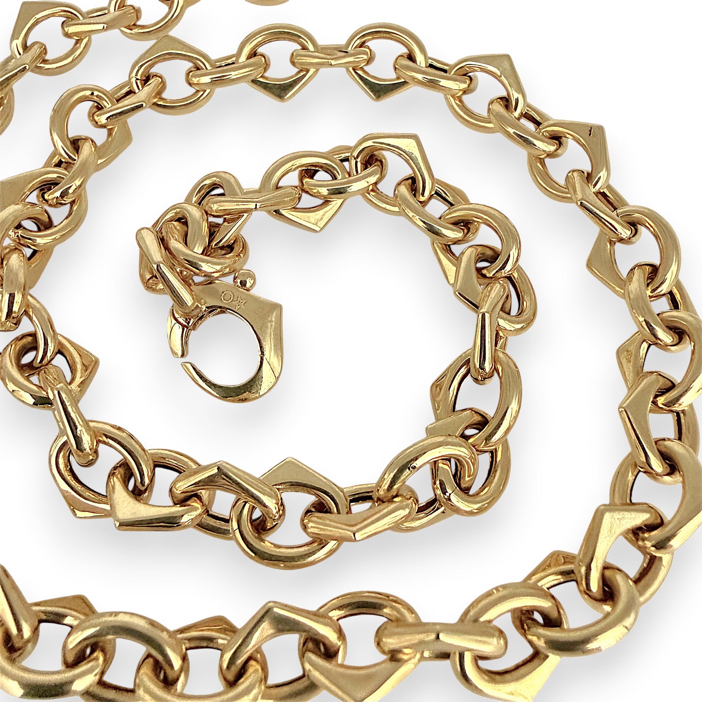 NZGD | 18ct Gold  Radiant  Link Chain 43 cm