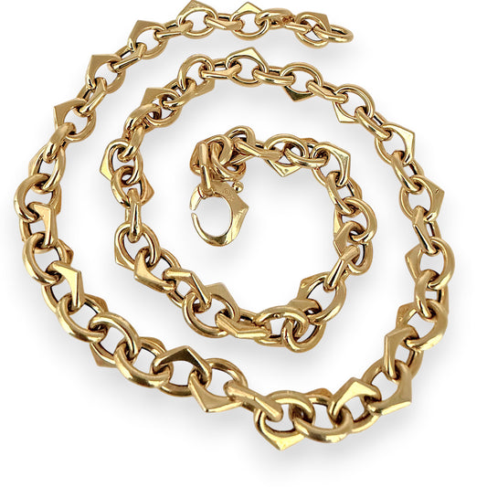 NZGD | 18ct Gold  Radiant  Link Chain 43 cm