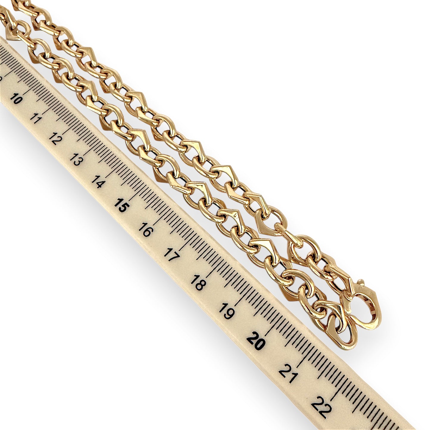 NZGD | 18ct Gold  Radiant  Link Chain 43 cm