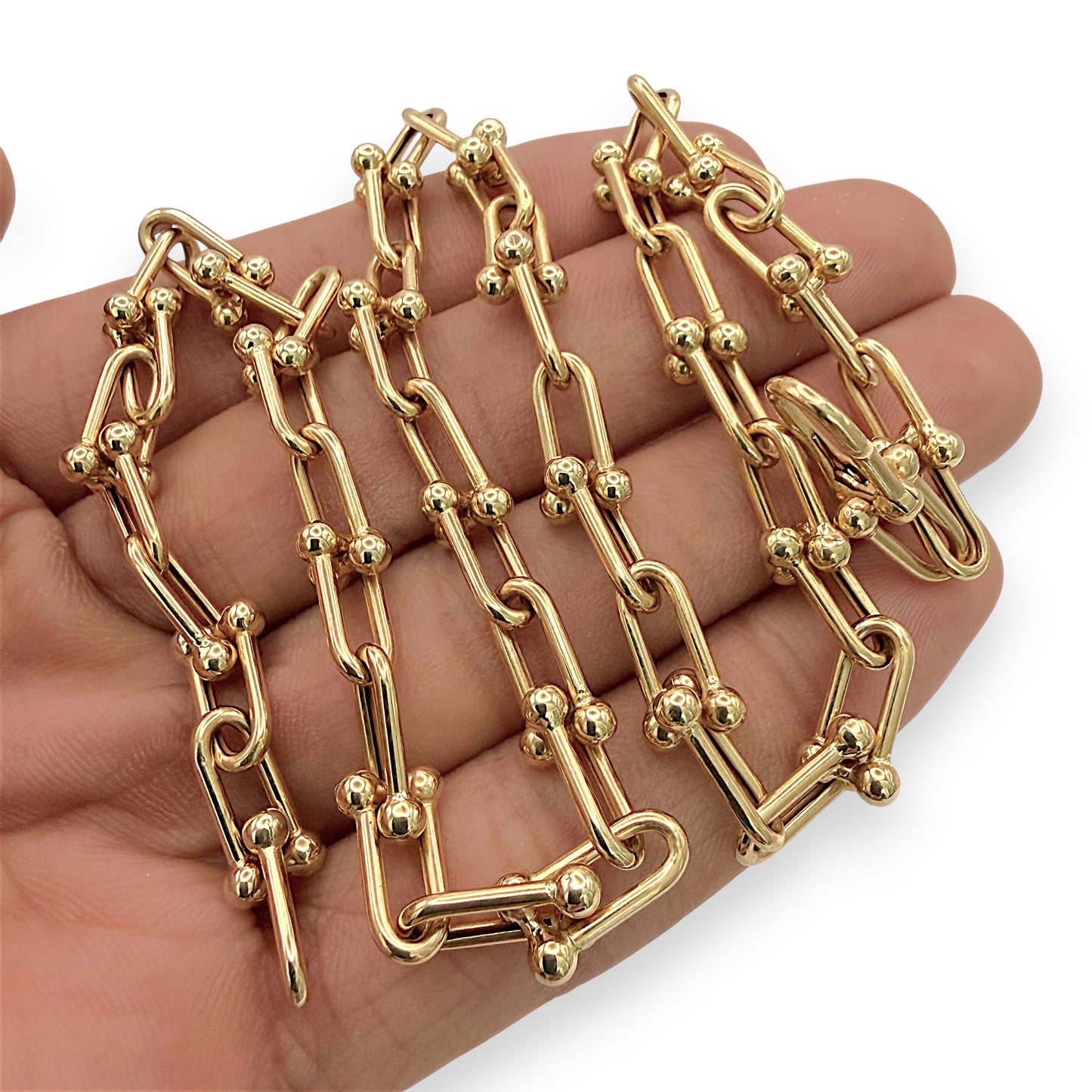 NZGD | 18ct Gold Nova Bead Chain 46cm