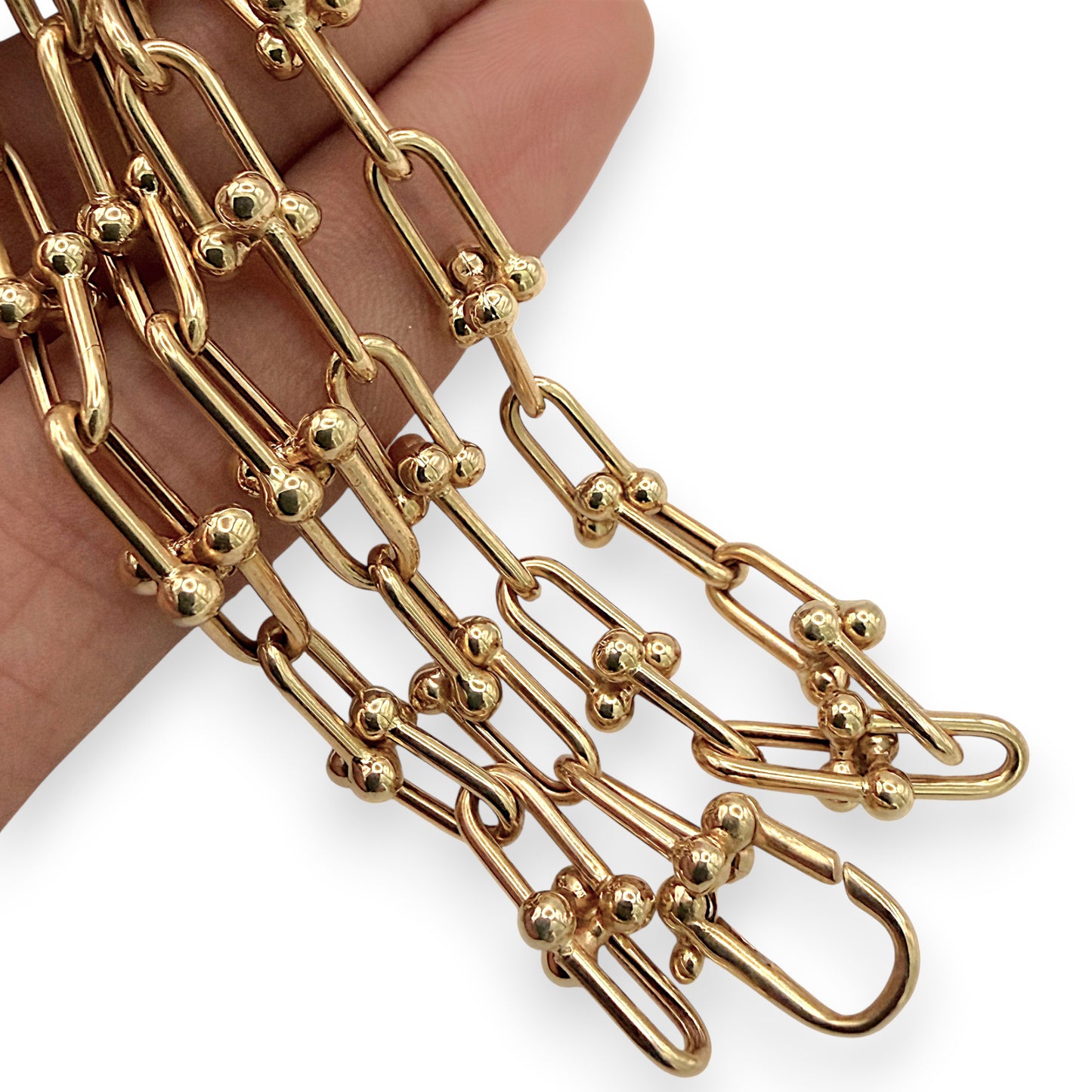 NZGD | 18ct Gold Nova Bead Chain 46cm