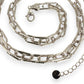 NZGD | 18ct White Gold Luxe Double Paperlink Chain 38-43cm
