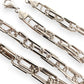 NZGD | 18ct White Gold Luxe Double Paperlink Chain 38-43cm