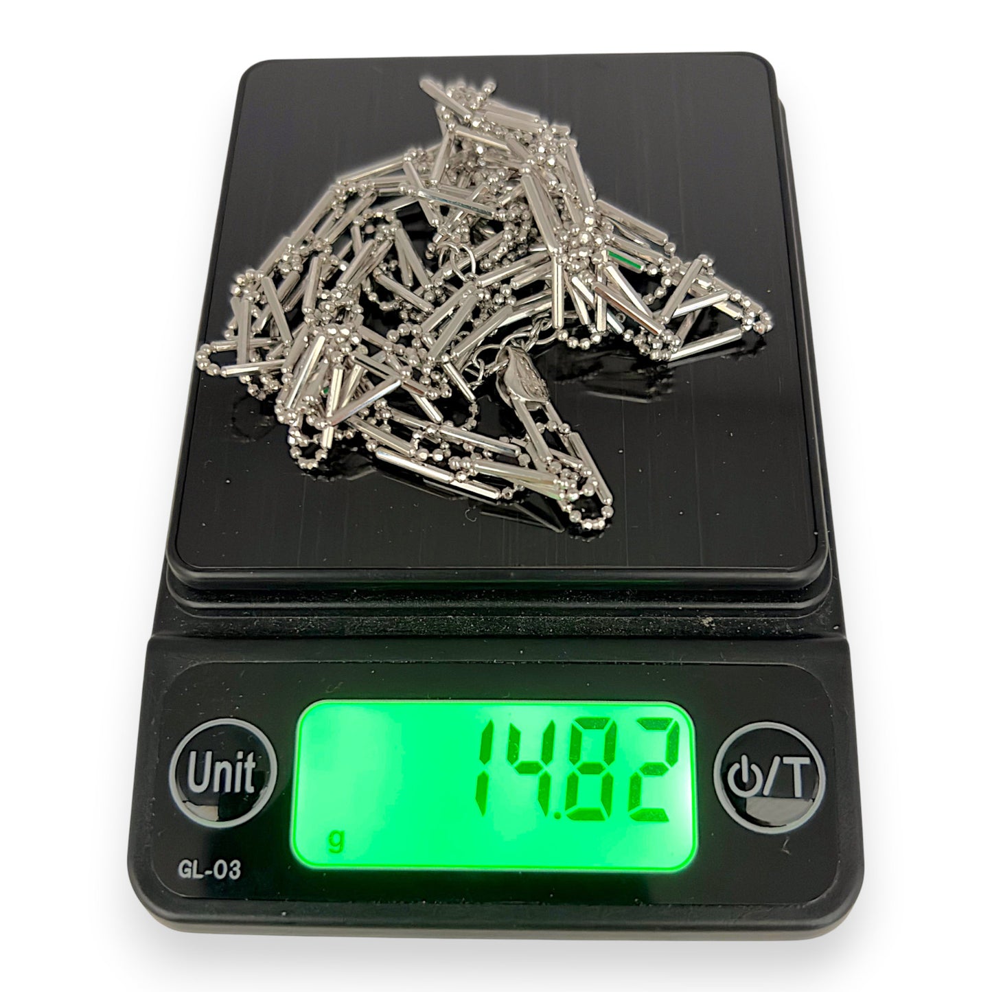NZGD | 18ct White Gold Luxe Double Paperlink Chain 38-43cm