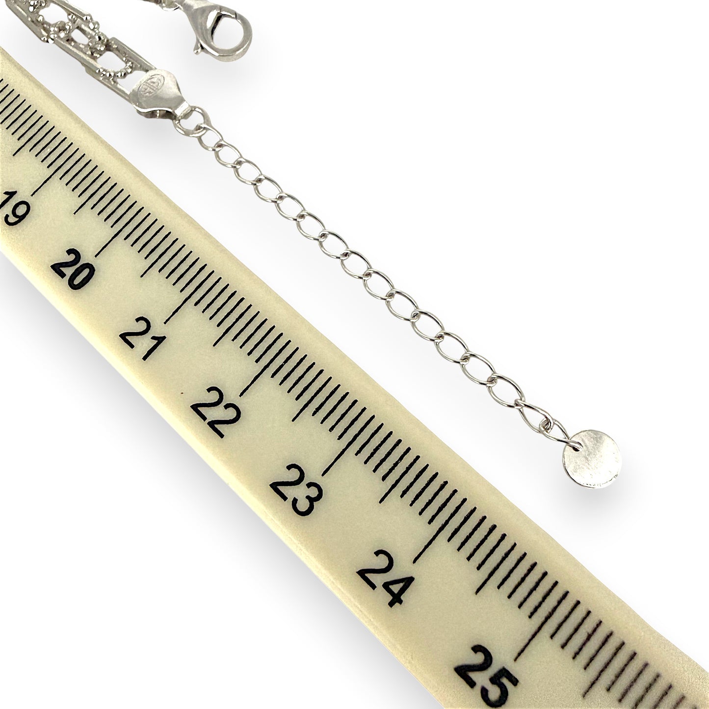 NZGD | 18ct White Gold Luxe Double Paperlink Chain 38-43cm