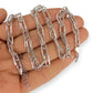 NZGD | 18ct White Gold Luxe Double Paperlink Chain 38-43cm