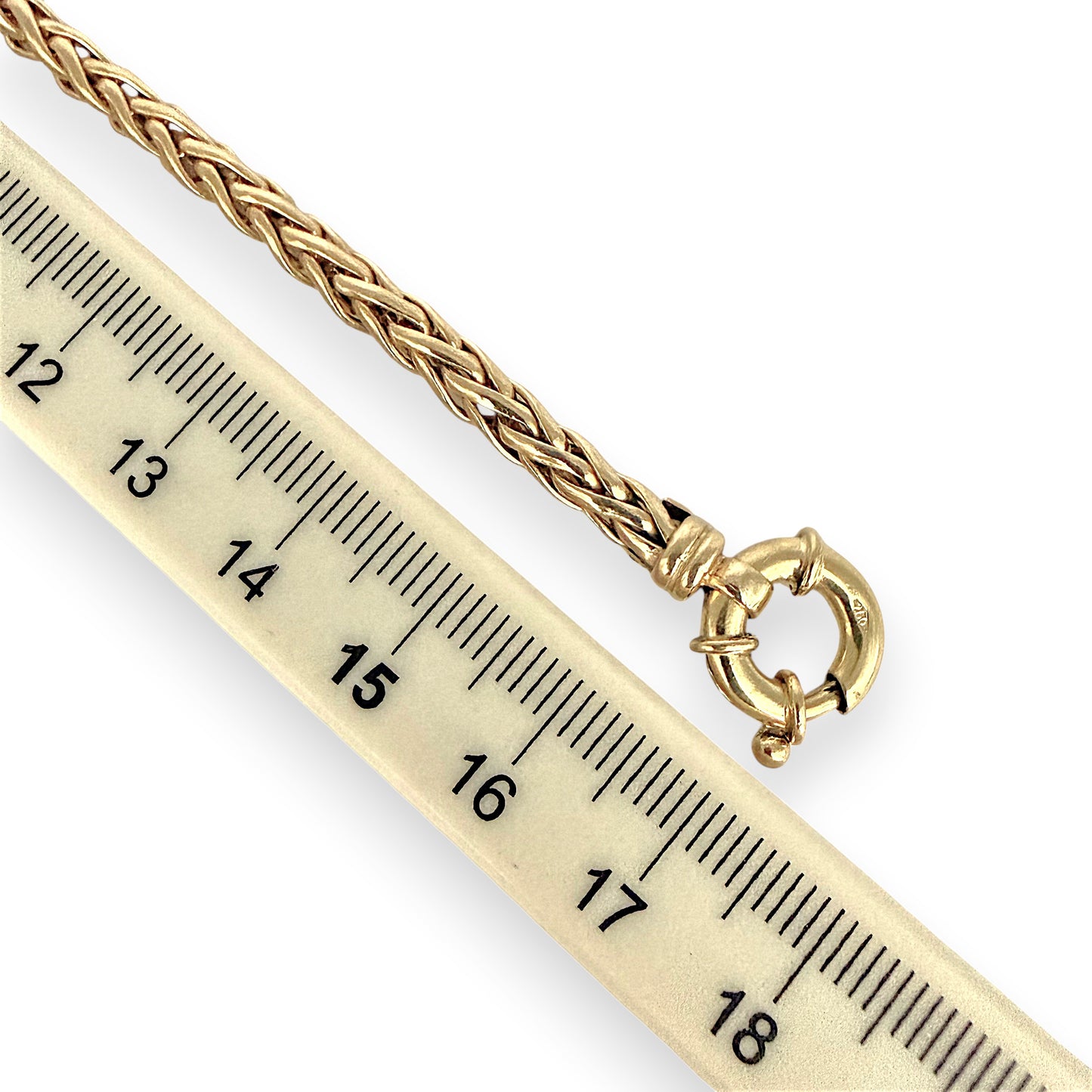 NZGD | 18ct Gold  Artisan  Weave  Bracelet 17cm