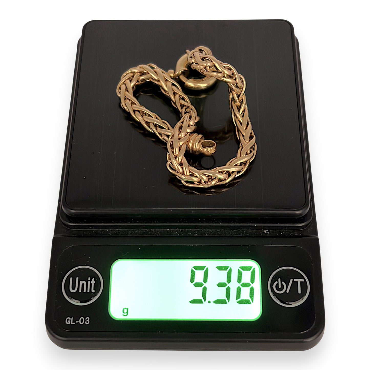 NZGD | 18ct Gold  Artisan  Weave  Bracelet 17cm