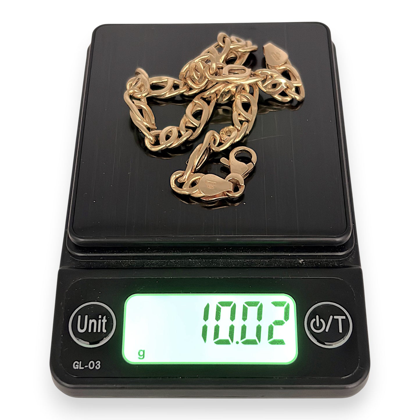 NZGD | 18ct Gold  Cadence  Link  Bracelet 21.5 cm