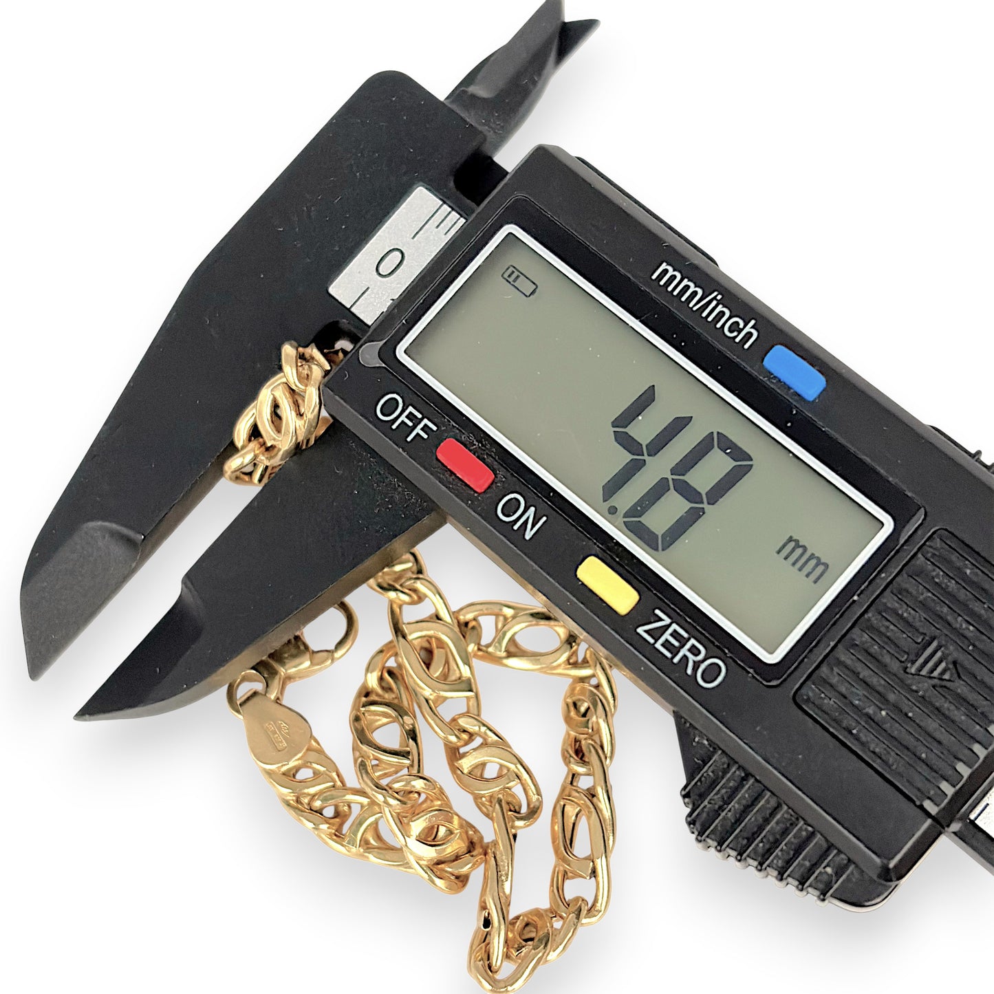 NZGD | 18ct Gold  Cadence  Link  Bracelet 21.5 cm