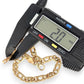 NZGD | 18ct Gold  Cadence  Link  Bracelet 21.5 cm