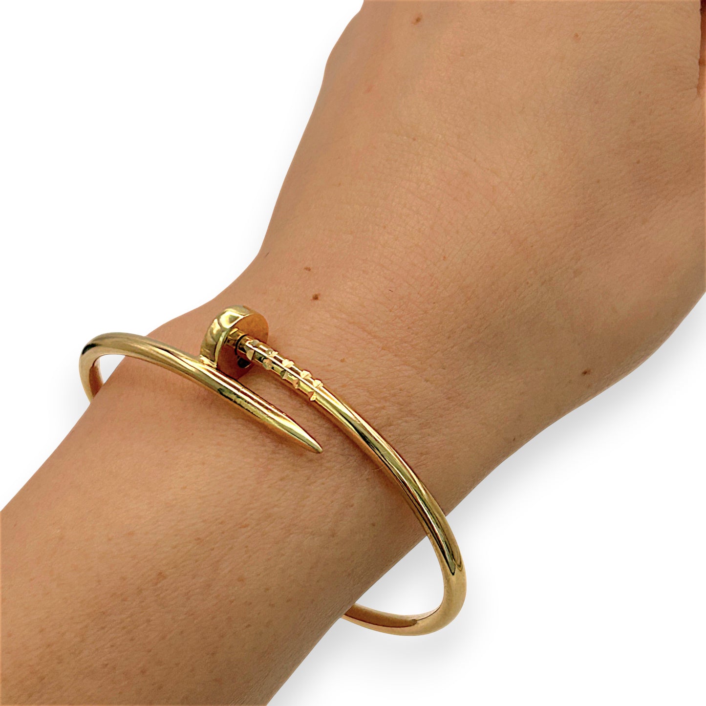 NZGD | 18ct Gold Sunlit Arc of Courage Bangle