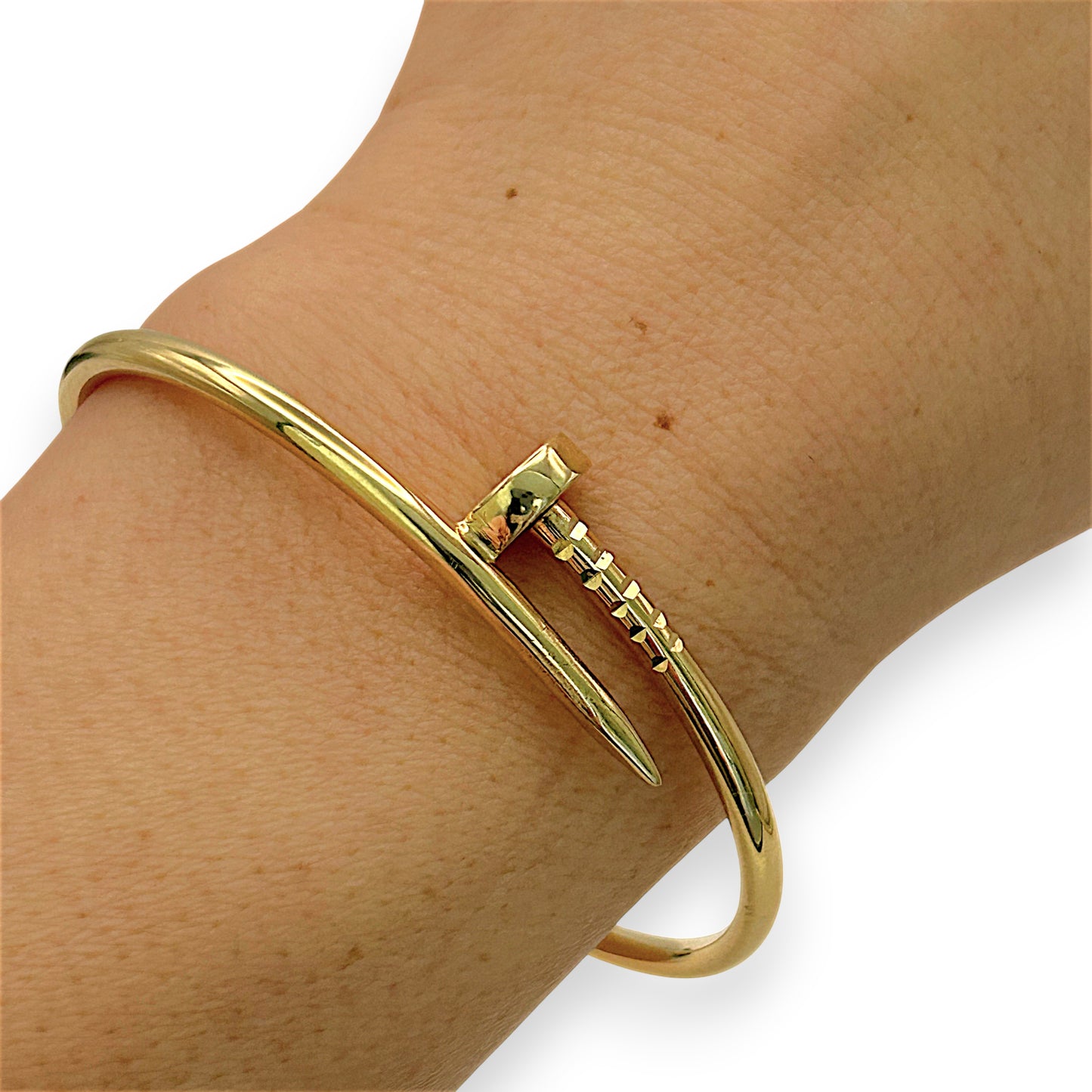 NZGD | 18ct Gold Sunlit Arc of Courage Bangle