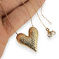 NZGD | 18ct Gold Golden Heart Reverie Necklace 44cm