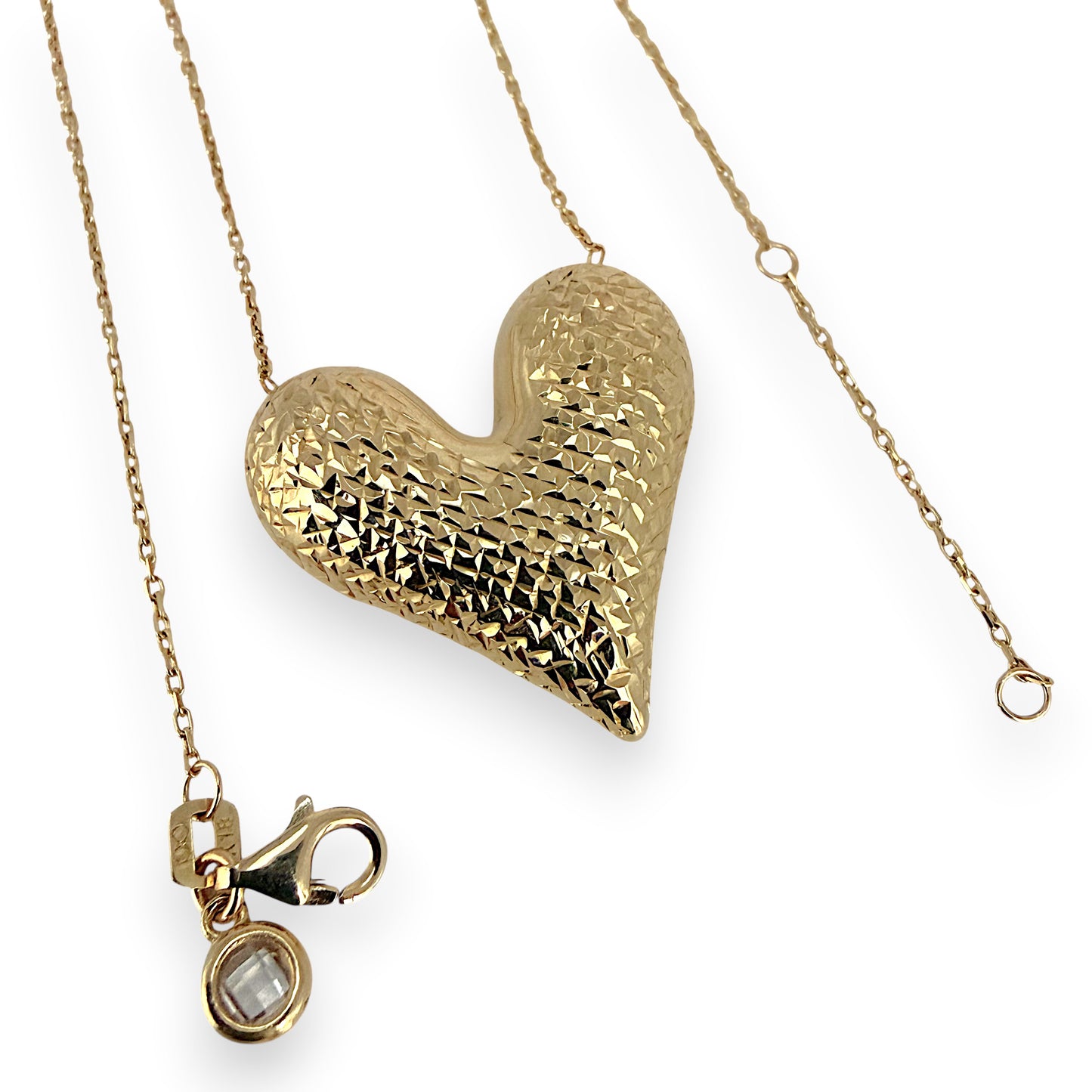 NZGD | 18ct Gold Golden Heart Reverie Necklace 44cm