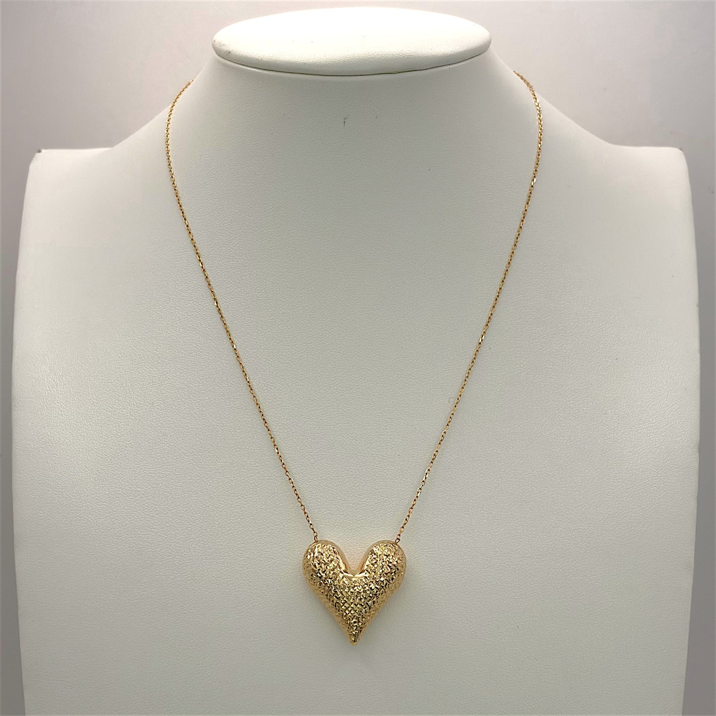 NZGD | 18ct Gold Golden Heart Reverie Necklace 44cm
