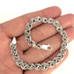 SILVER DEAL | Sterling Silver Woven Chain Bracelet 20.5cm