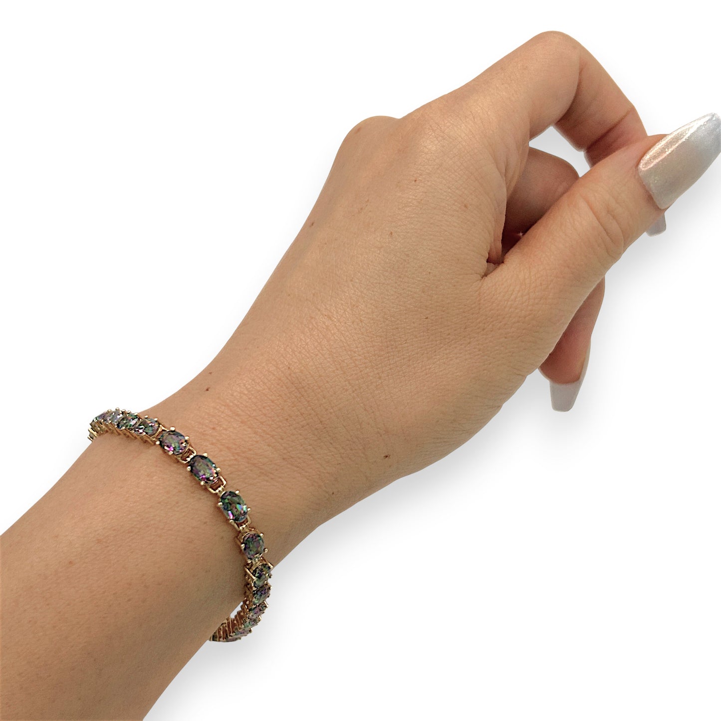 NZGD | 14ct Gold Twilight Mirage Tennis Bracelet Valuation $3,650