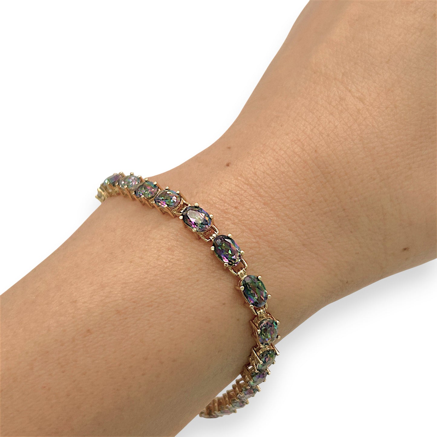 NZGD | 14ct Gold Twilight Mirage Tennis Bracelet Valuation $3,650