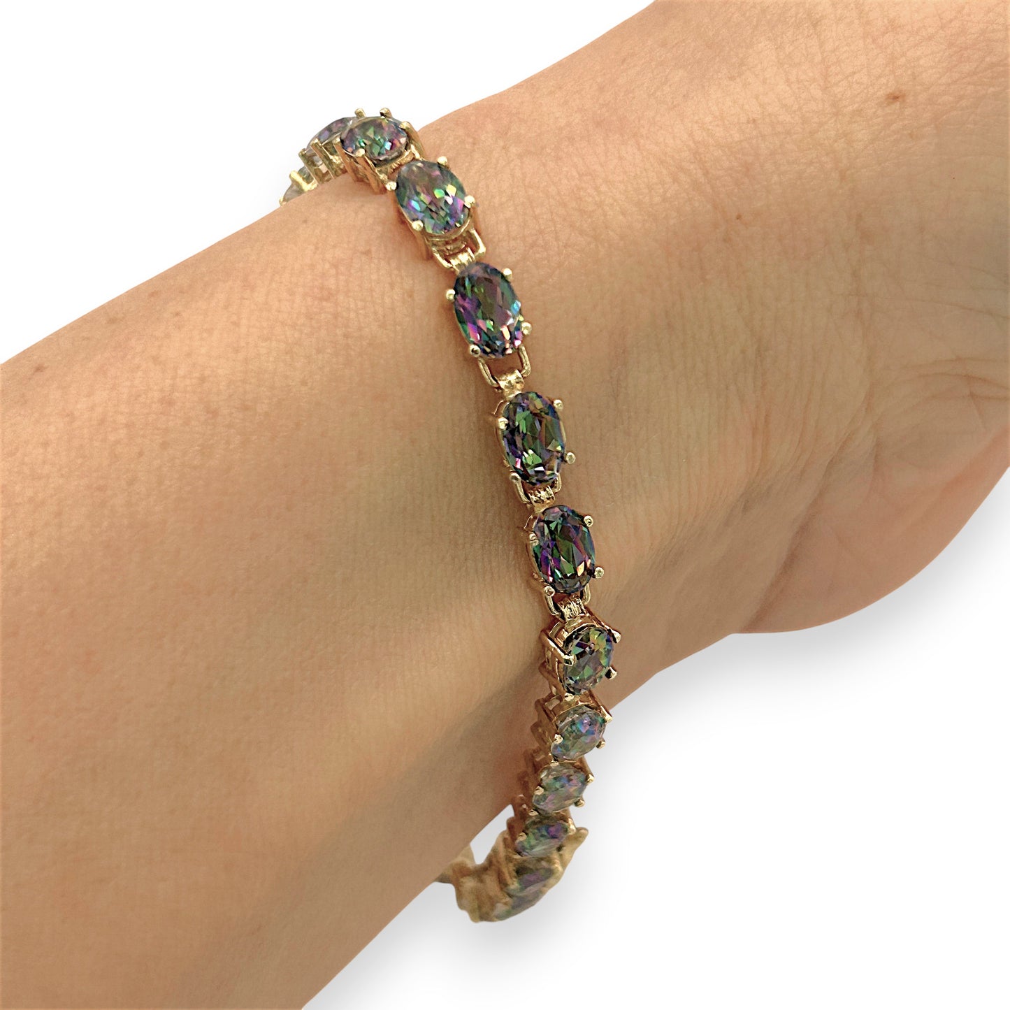 NZGD | 14ct Gold Twilight Mirage Tennis Bracelet Valuation $3,650